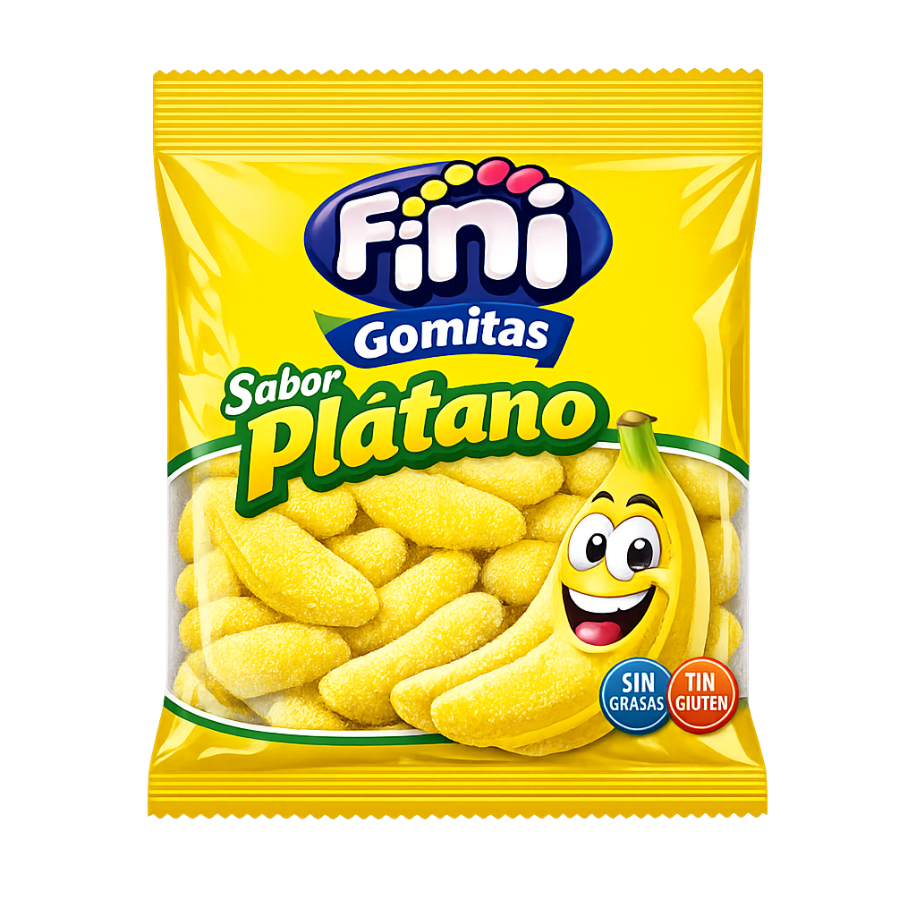 Gomitas Sabor Plátano Fini
