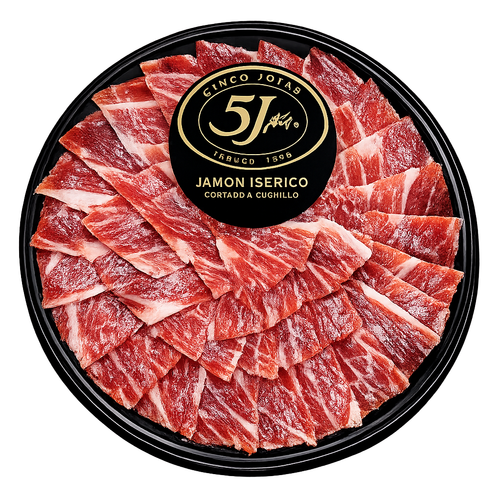 Jamón Ibérico 5J Cortado a Cuchillo