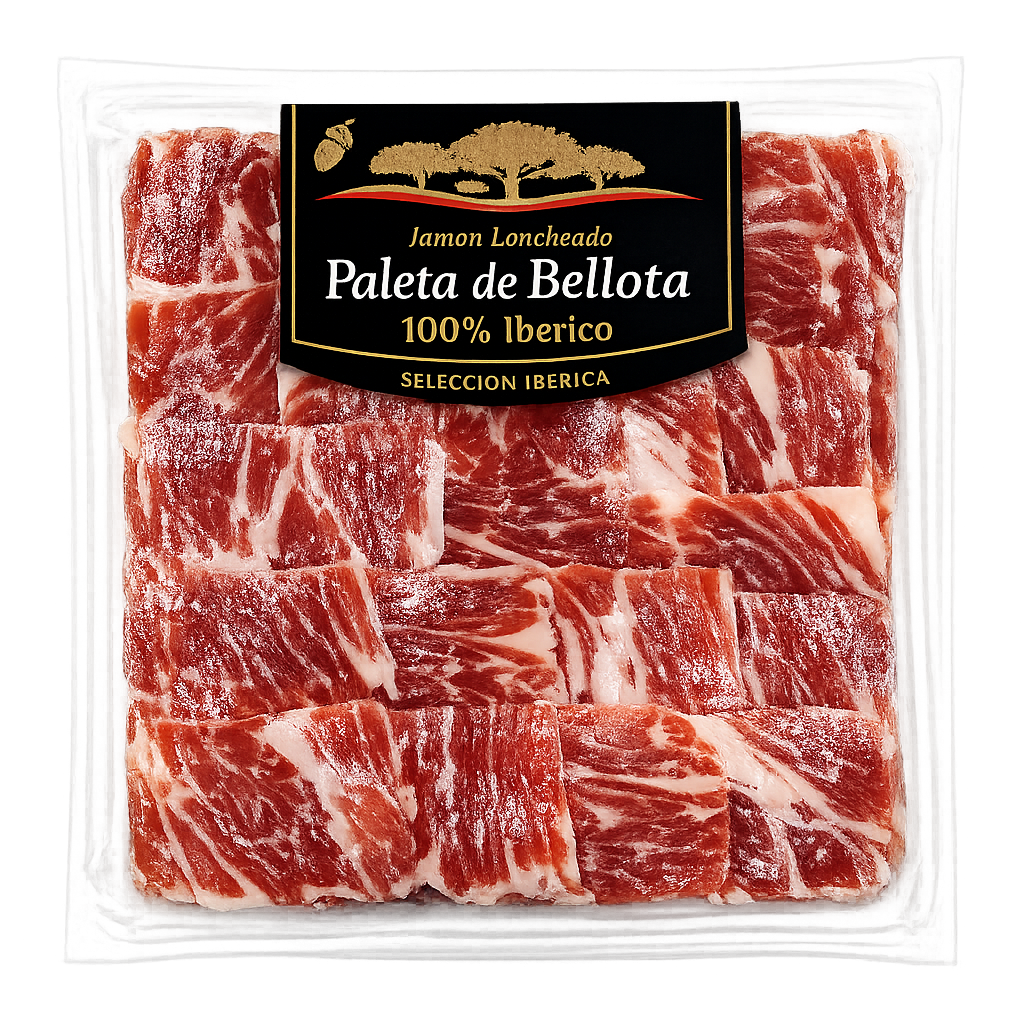 Jamón Loncheado de Paleta de Bellota 100% Ibérico