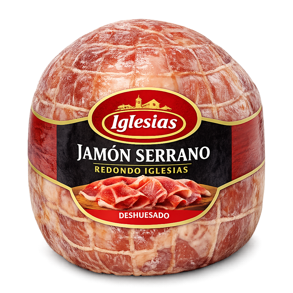 Jamón serrano redondo Iglesias deshuesado