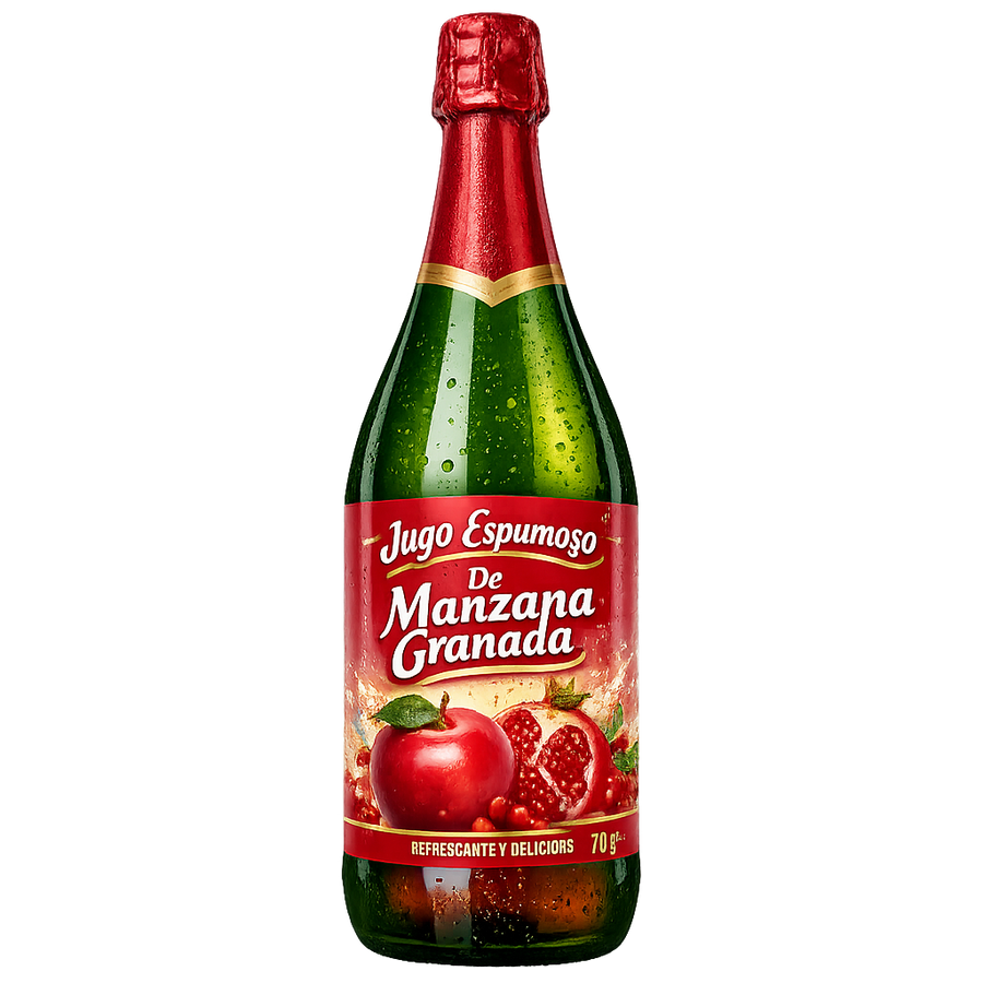 Jugo Espumoso De Manzana Granada