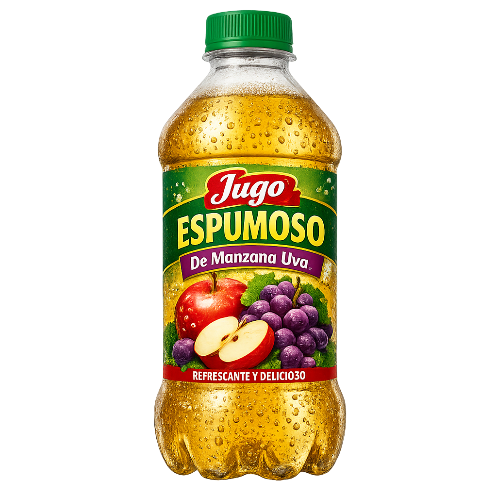 Jugo Espumoso De Manzana Uva