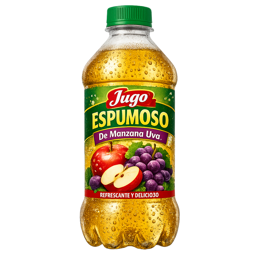 Jugo Espumoso De Manzana Uva
