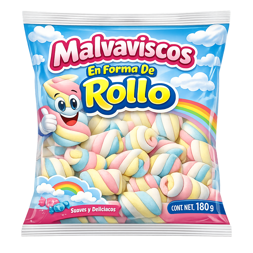Malvaviscos En Forma De Rollo