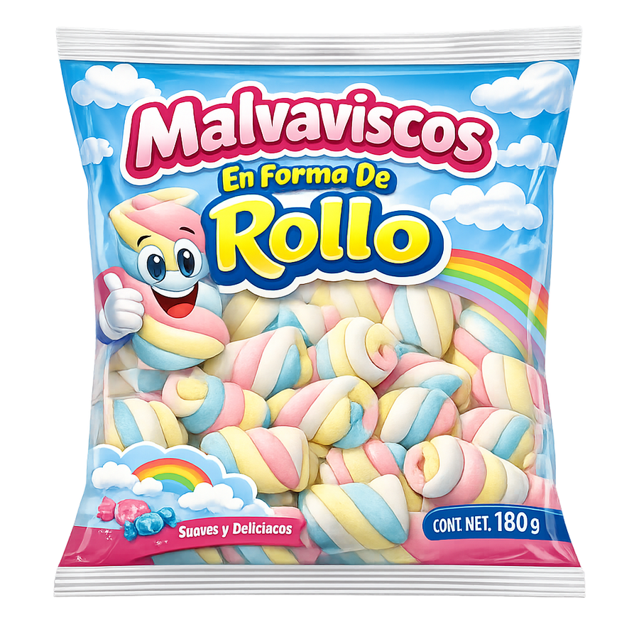 Malvaviscos En Forma De Rollo