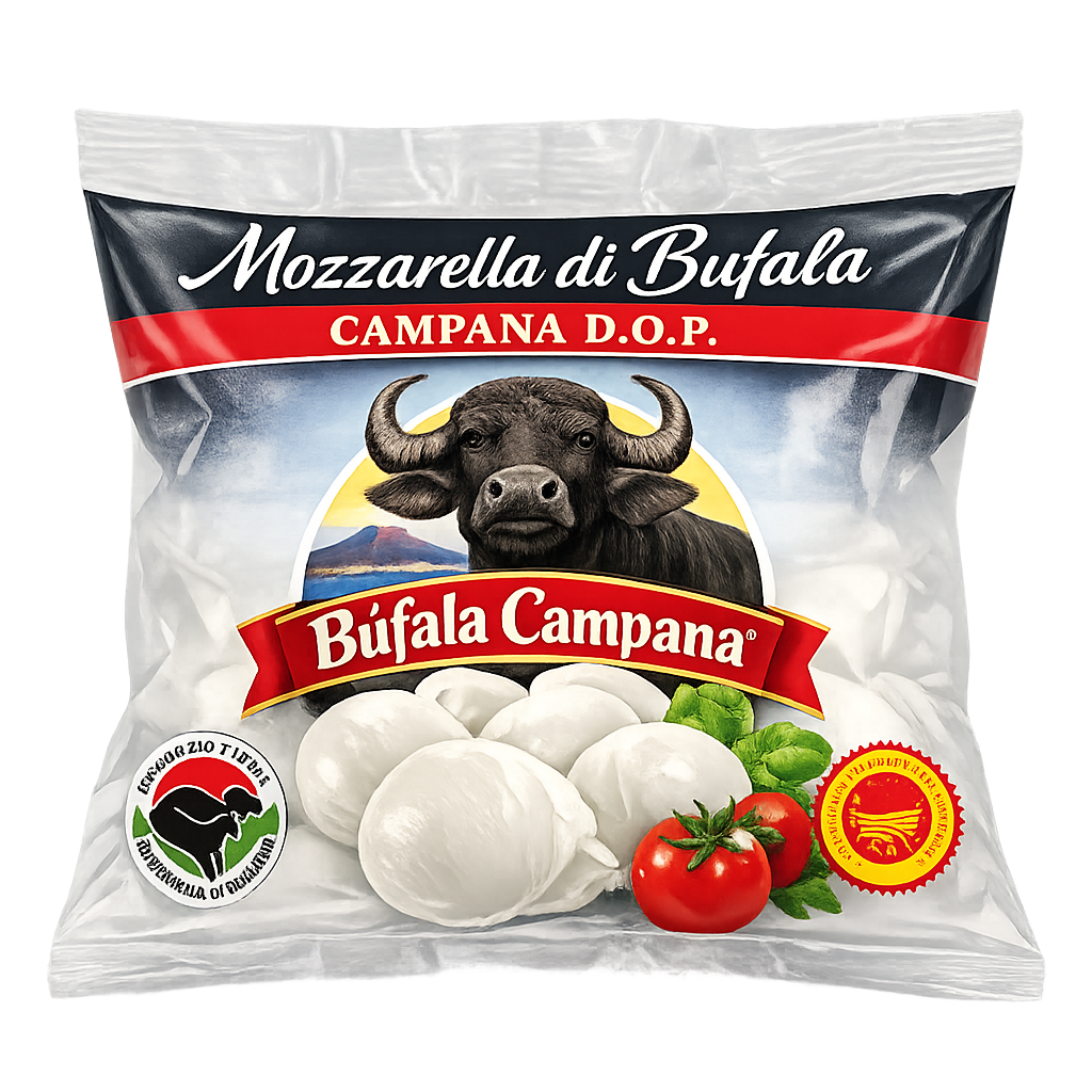 Mozzarella di Bufala Campana D.O.P. Búfala Campana