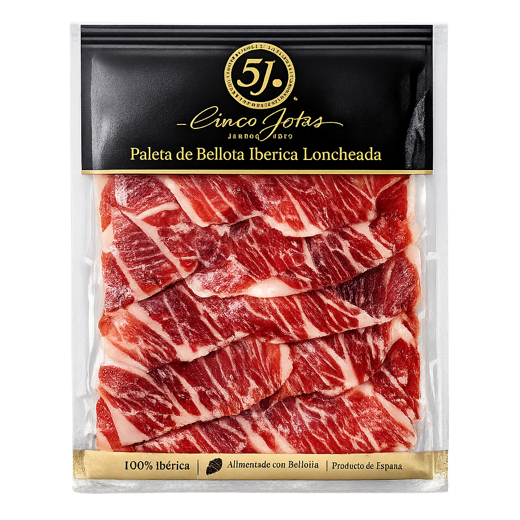Paleta de Bellota Ibérica Loncheada, 5 Jotas