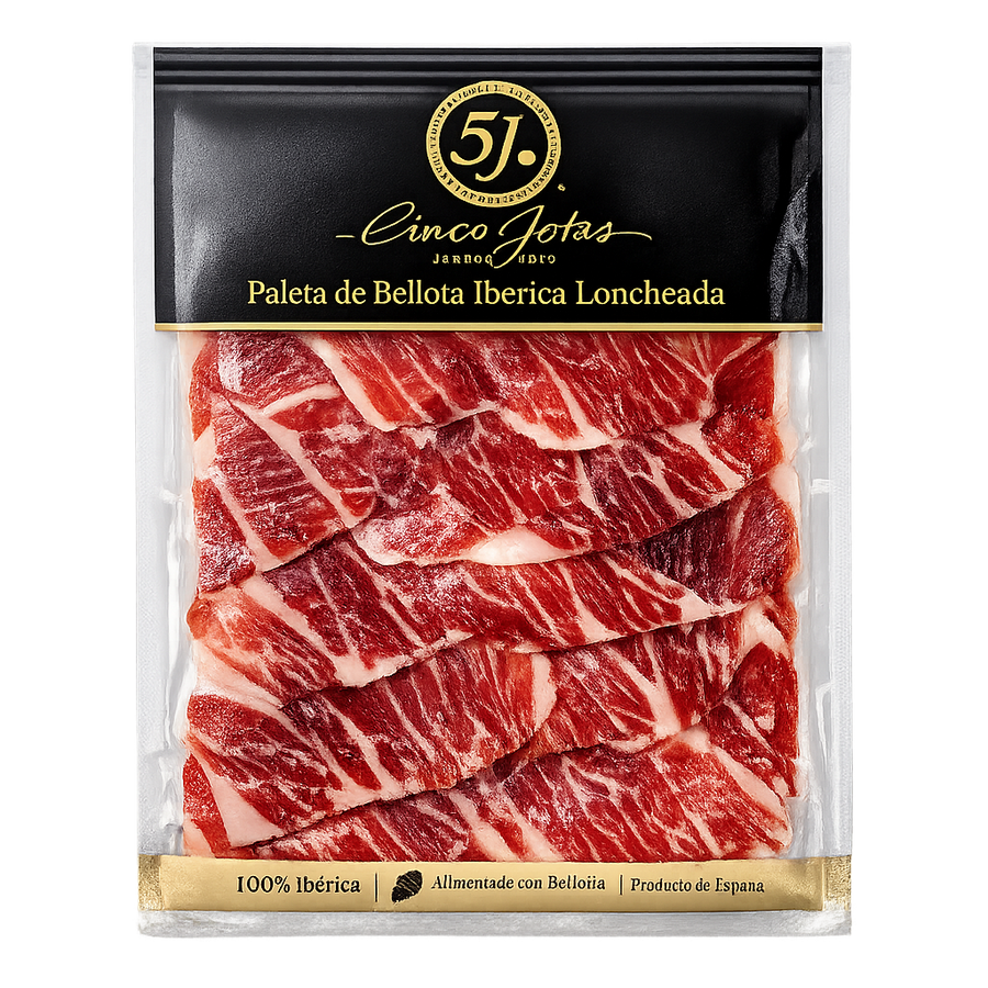 Paleta de Bellota Ibérica Loncheada, 5 Jotas