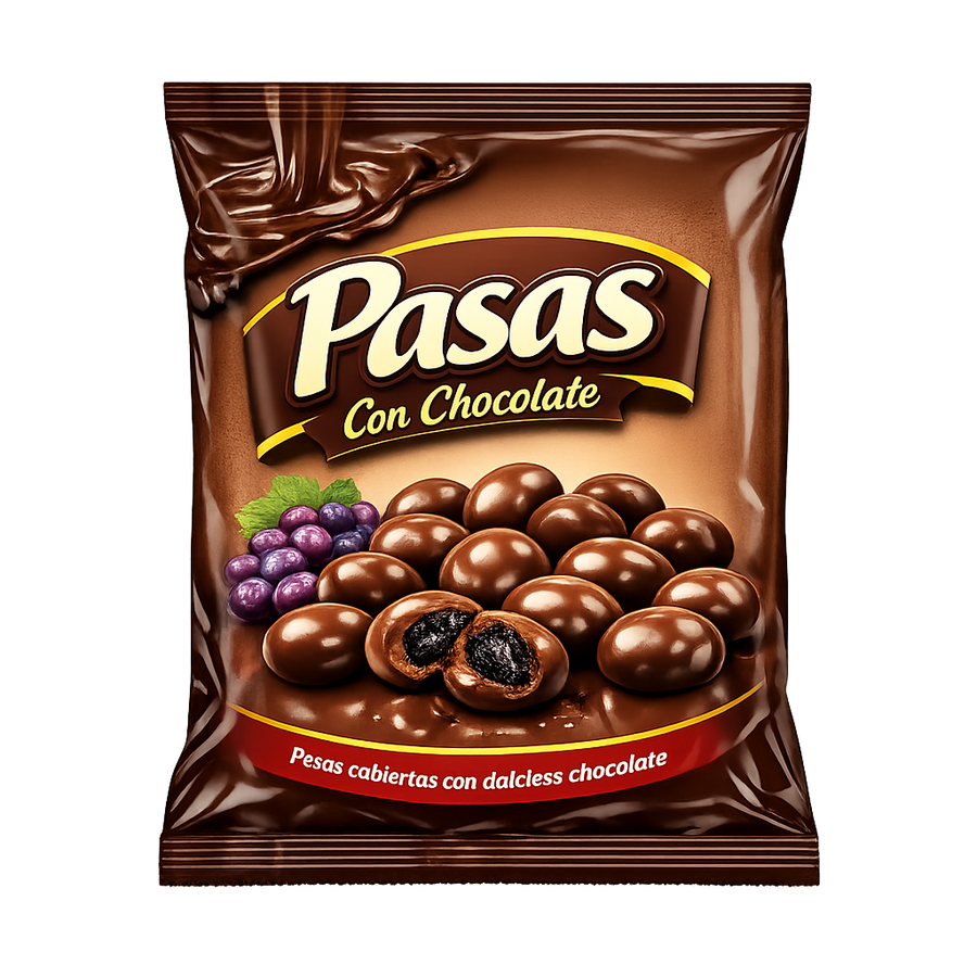 Pasas Con Chocolate