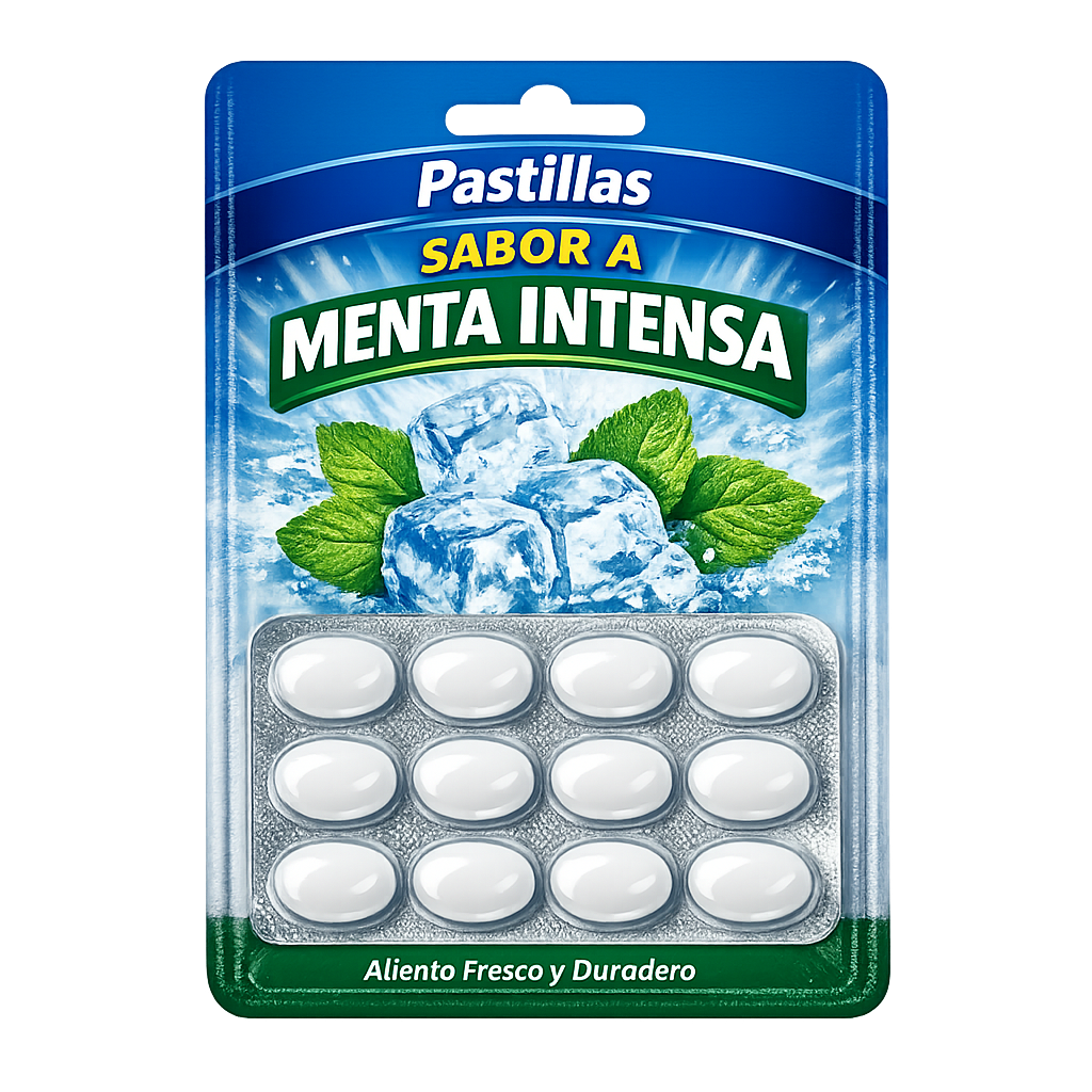Pastillas Sabor A Menta Intensa