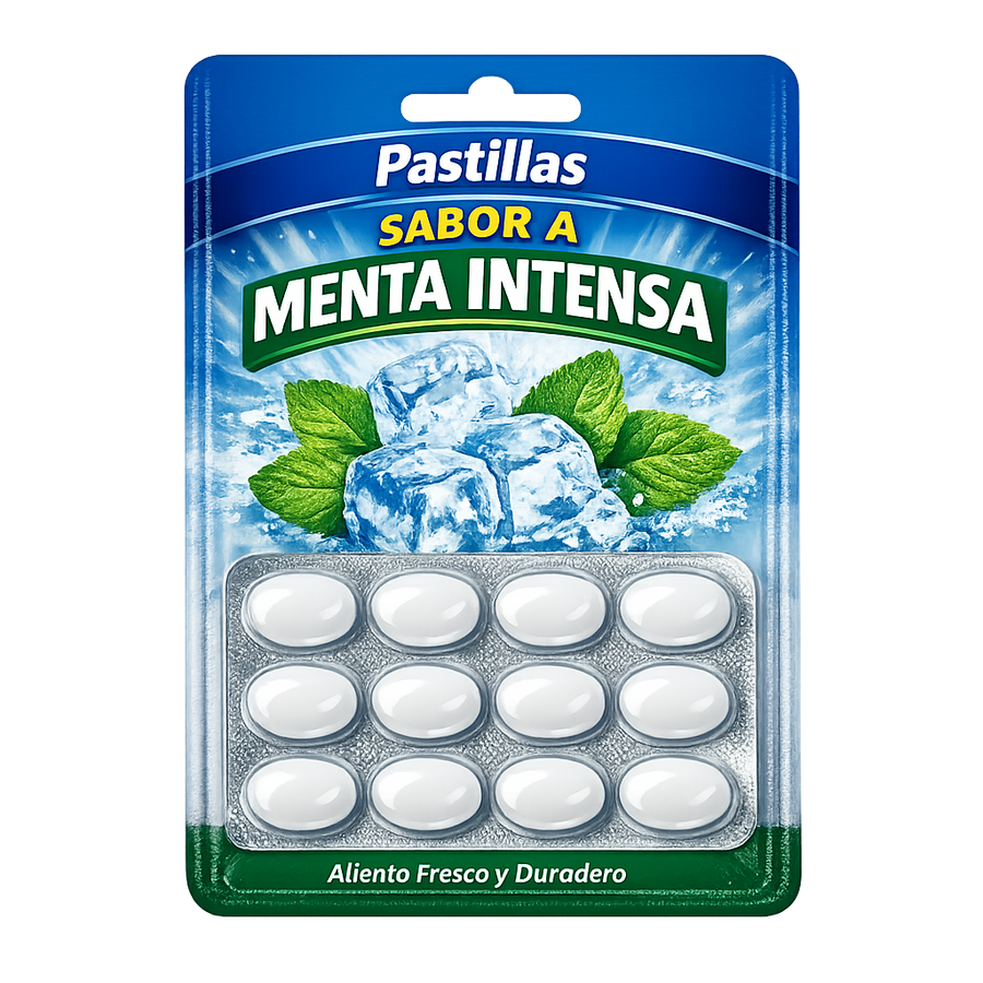 Pastillas Sabor A Menta Intensa