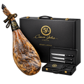 Pata de Jamón Ibérico de Bellota 5J con Estuche y Cuchillos