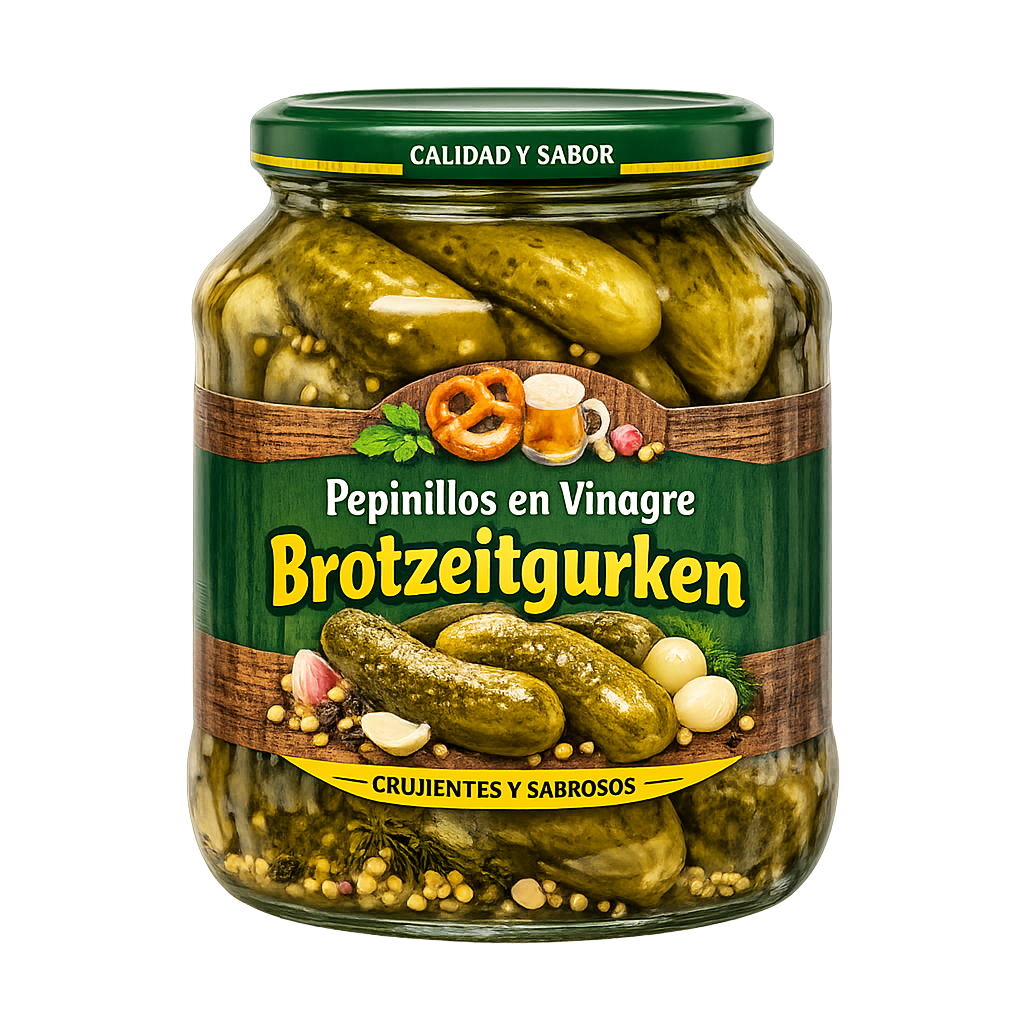 Pepinillos en Vinagre (Brotzeitgurken)