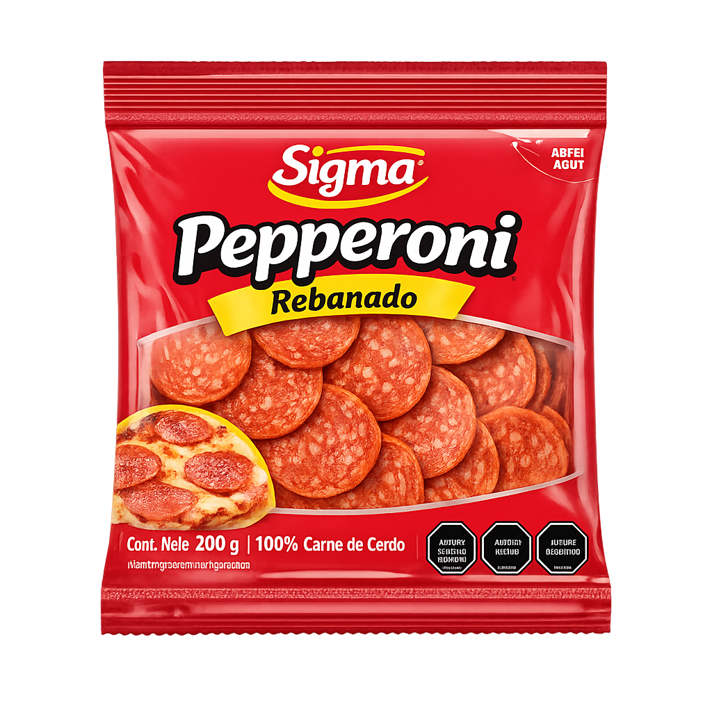 Pepperoni Rebanado Sigma