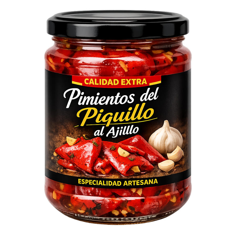 Pimientos del Piquillo al Ajillo