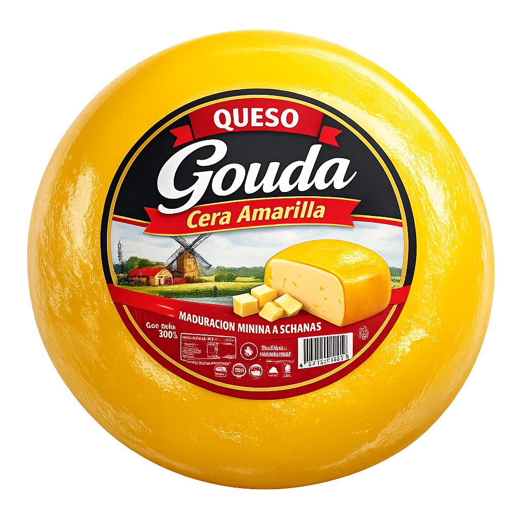 Queso Gouda Cera Amarilla