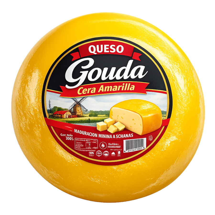 Queso Gouda Cera Amarilla
