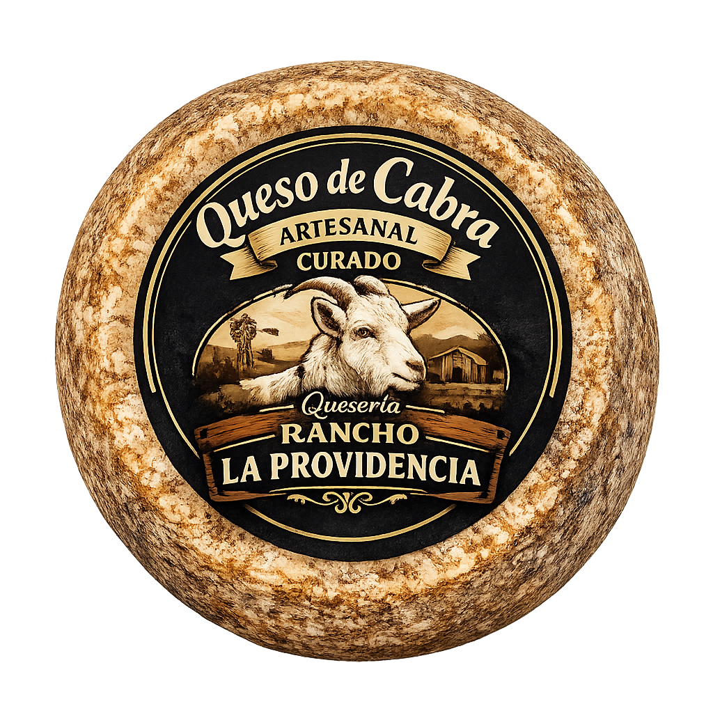 Queso de Cabra Artesanal Curado Quesería Rancho La Providencia