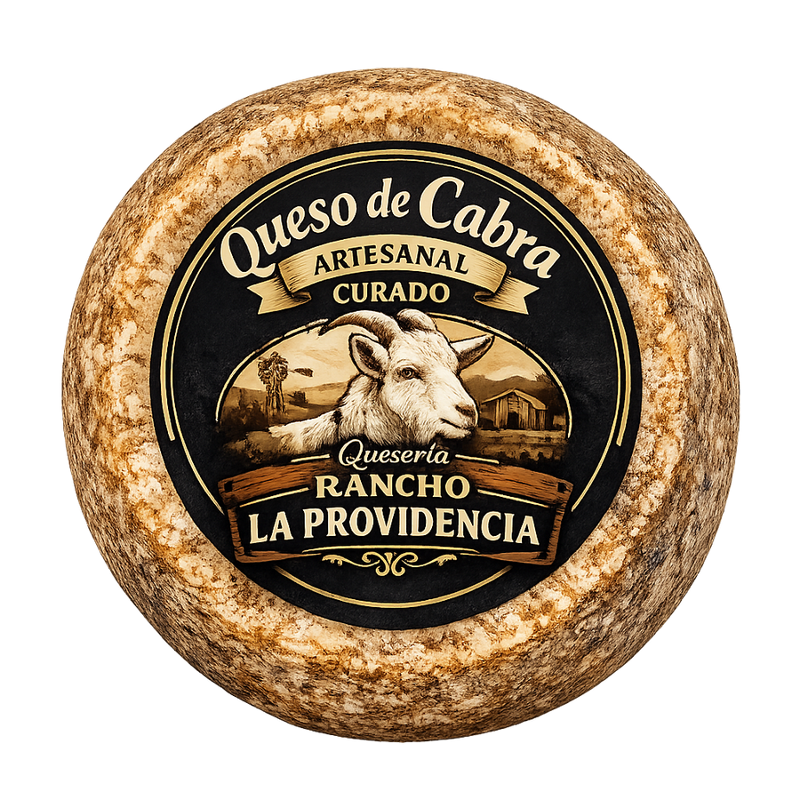 Queso de Cabra Artesanal Curado Quesería Rancho La Providencia