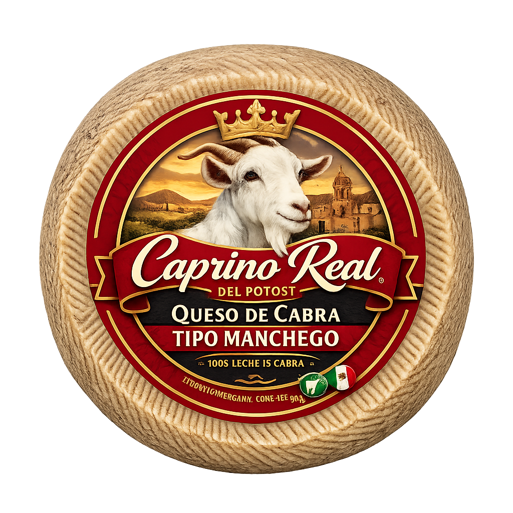 Queso de Cabra Tipo Manchego Caprino Real del Potosí