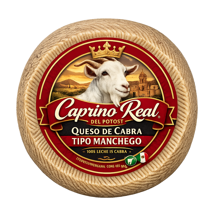 Queso de Cabra Tipo Manchego Caprino Real del Potosí