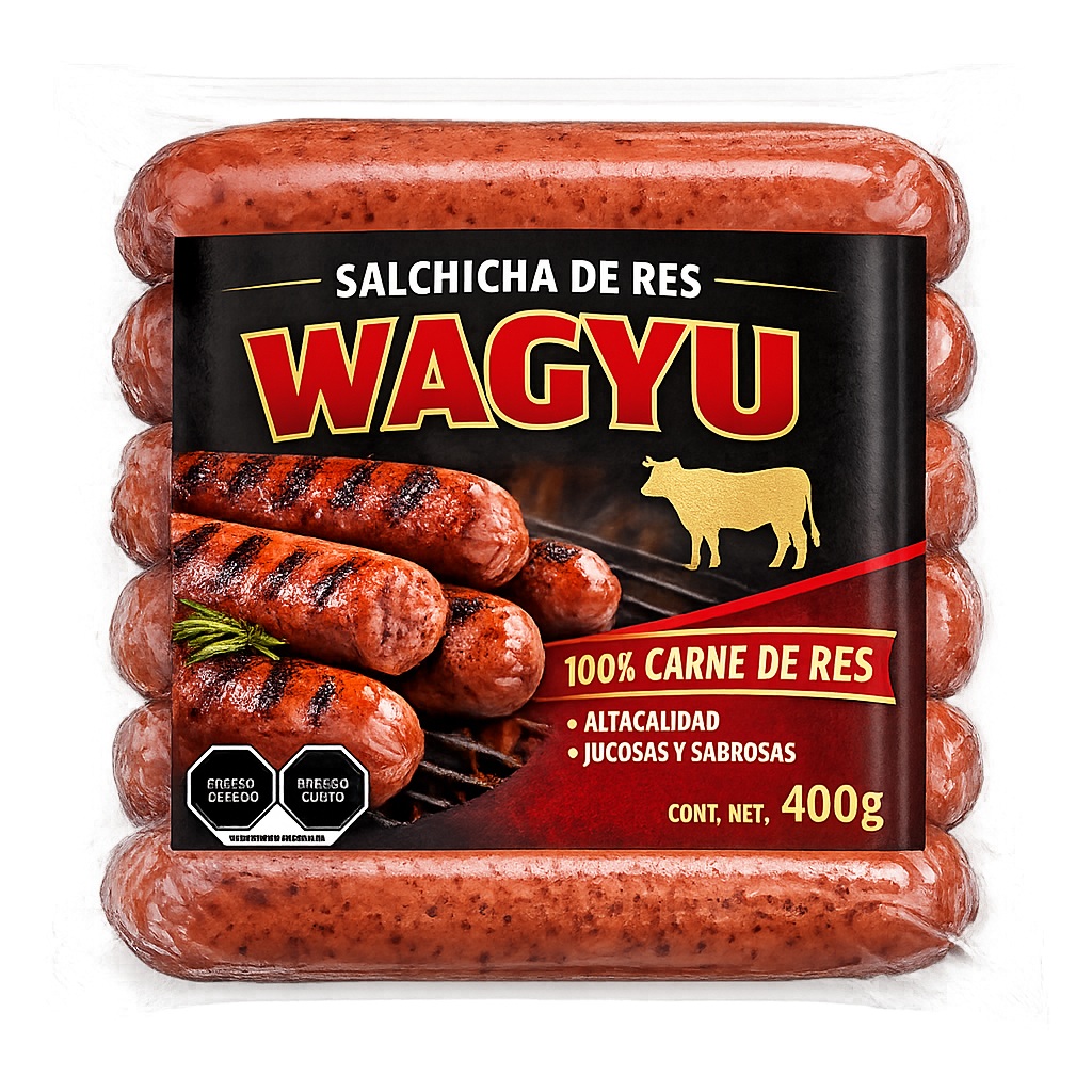 Salchicha de Res Wagyu