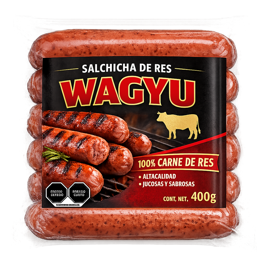 Salchicha de Res Wagyu