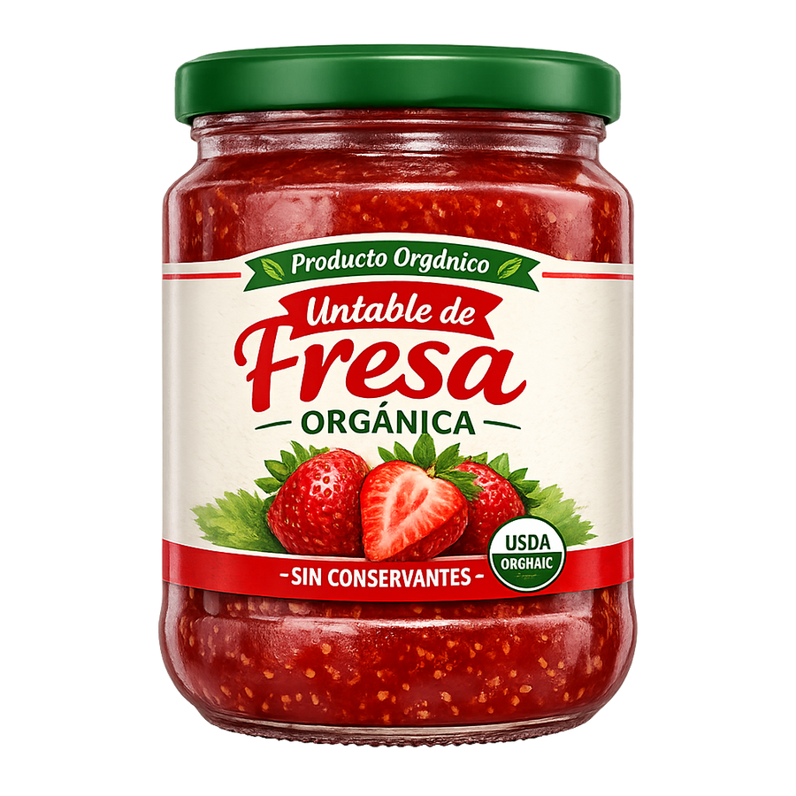 Untable de Fresa Orgánica