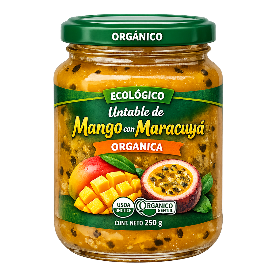Untable de Mango con Maracuyá Orgánica
