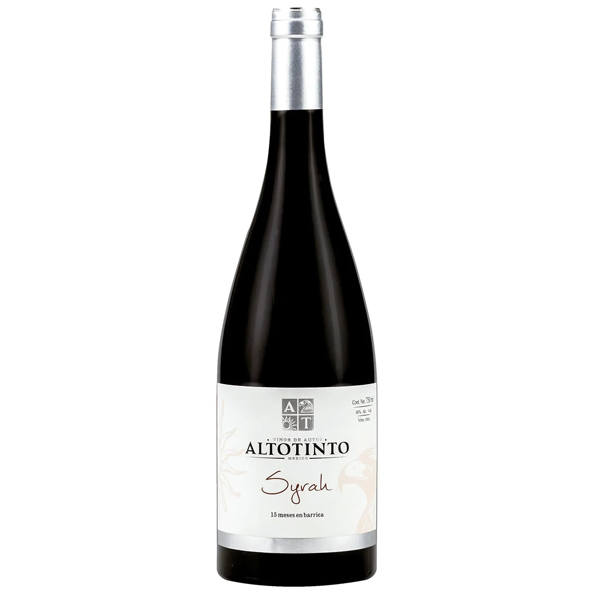 VINO TINTO ALTOTINTO SYRAH 750 ML