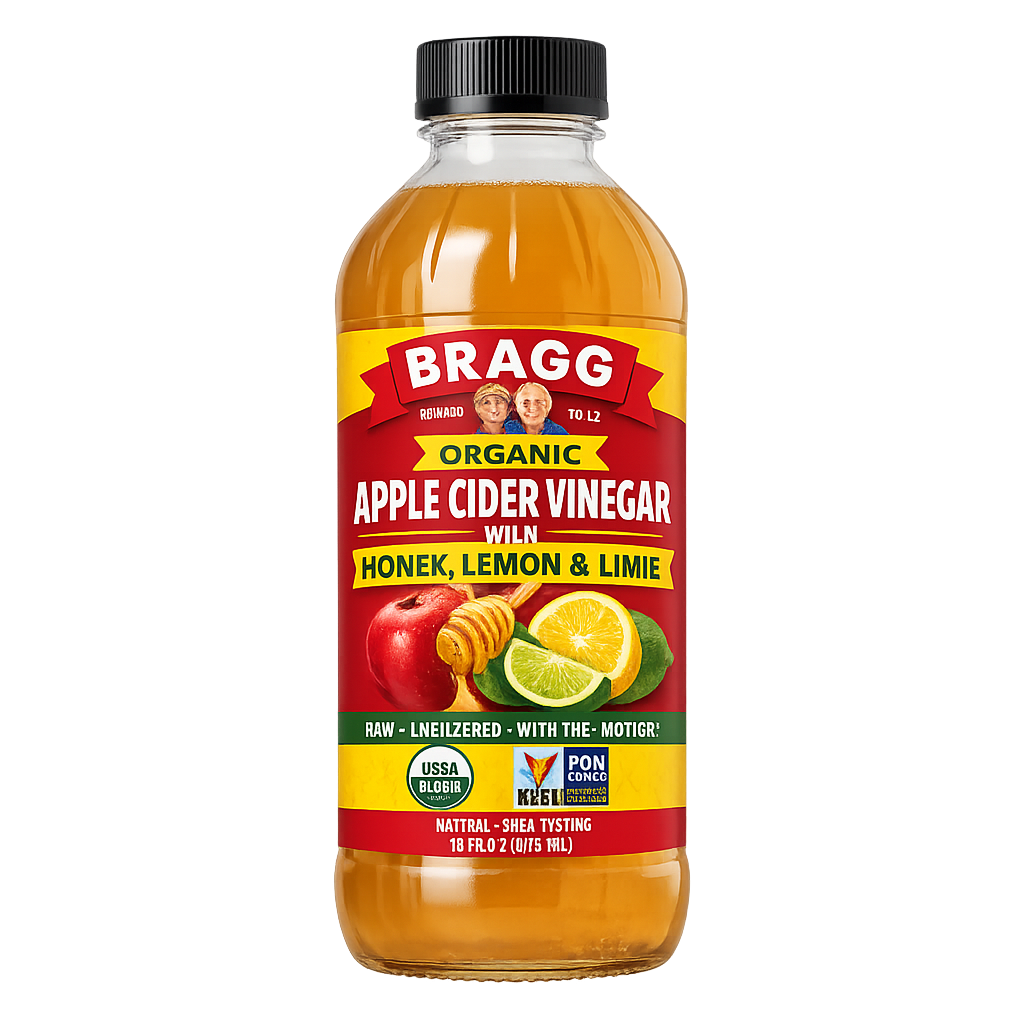 Vinagre de Manzana Orgánico con Miel, Bragg