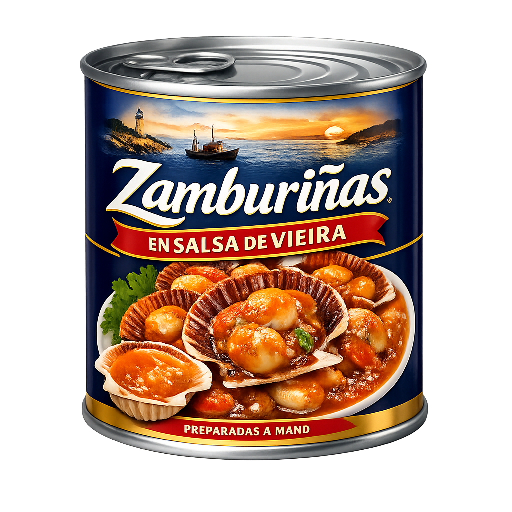 Zamburiñas en Salsa de Vieira