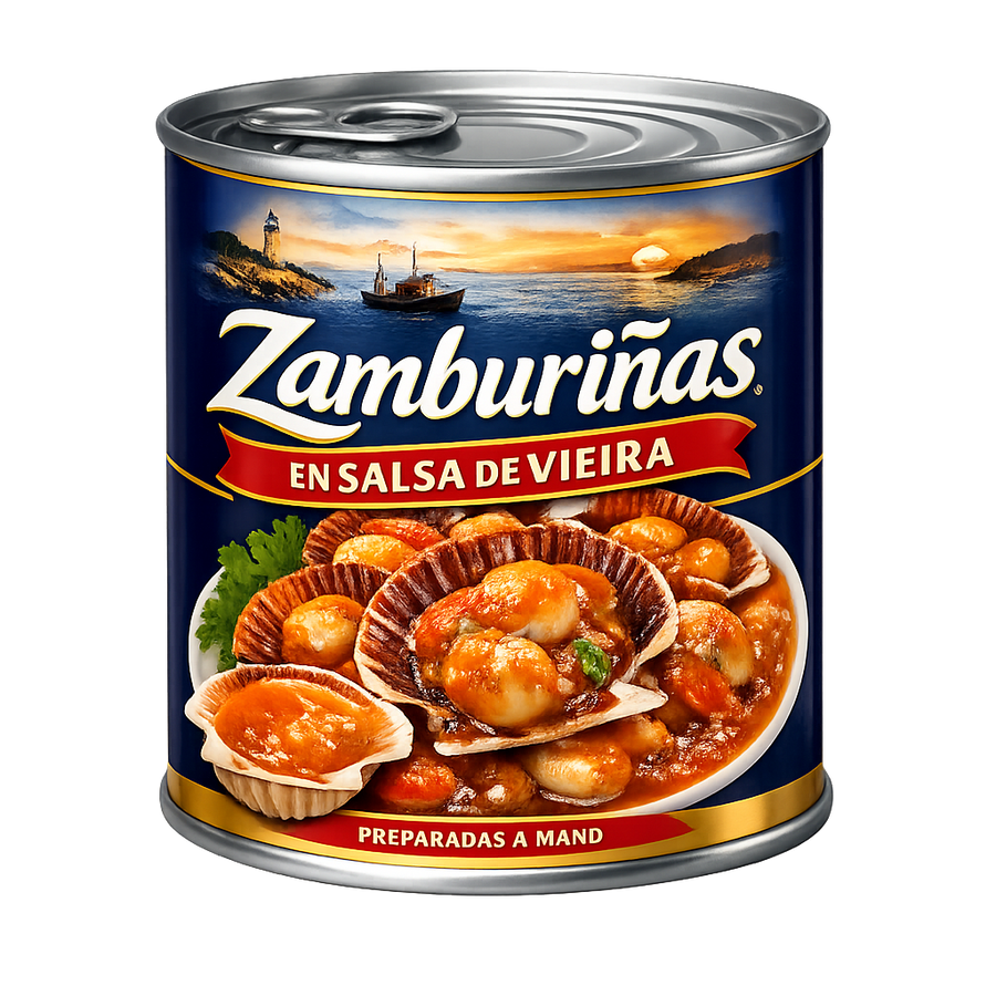 Zamburiñas en Salsa de Vieira